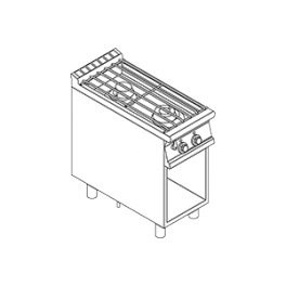 Plynový sporák vodní PCA-94G RM GASTRO 2 zóny